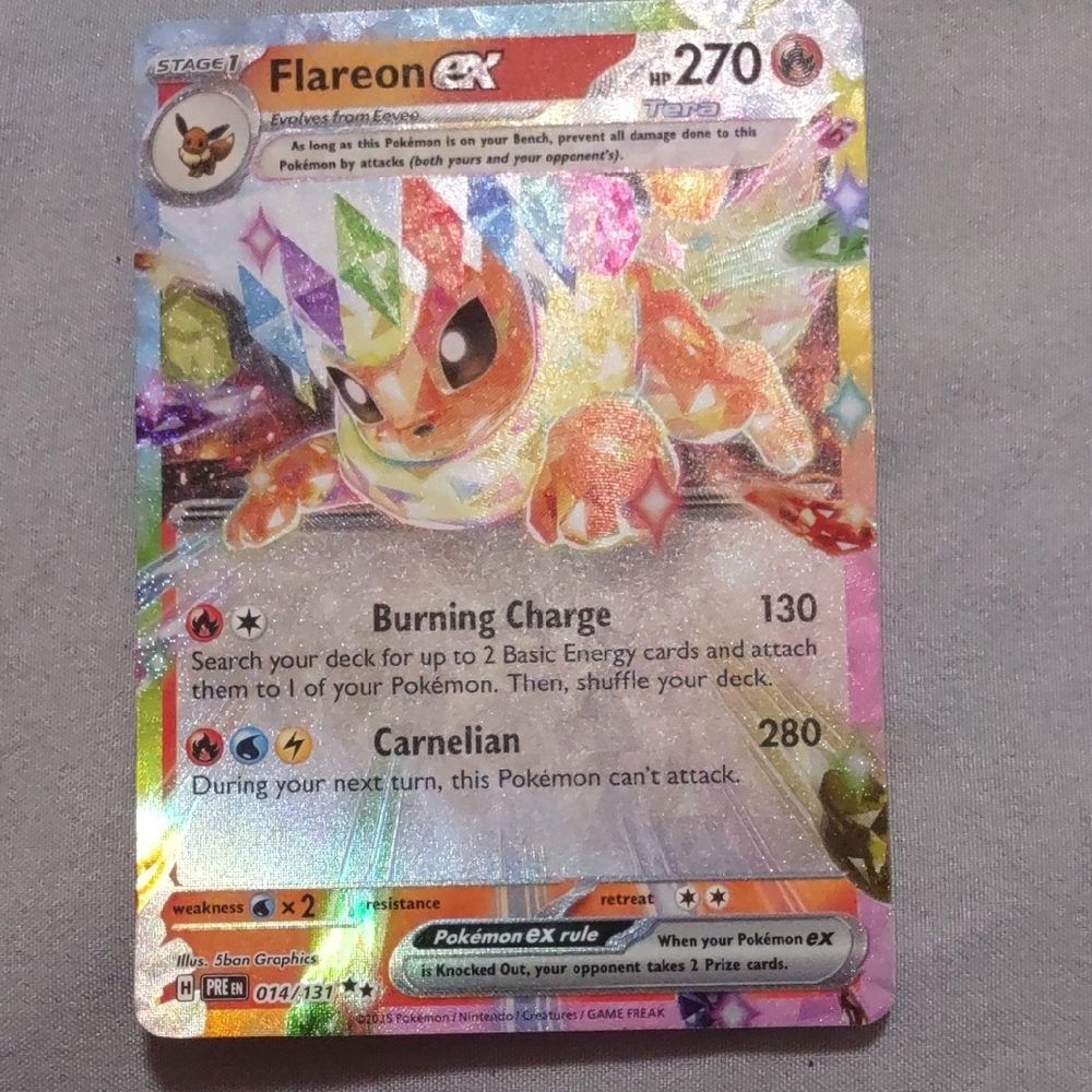 Flareon EX Pokémon Card